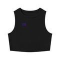 MAIN CHARACTER TIGHT CREWNECK CROP TANK TOP - OUT OF OFFICE. OUT OF TOUCH. OUT OF MIND.