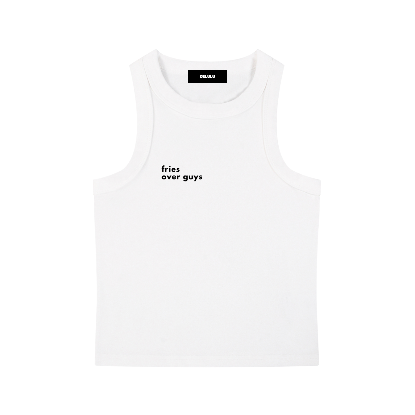 SNOW WASHED TANK TOP FRIES OVER GUYS