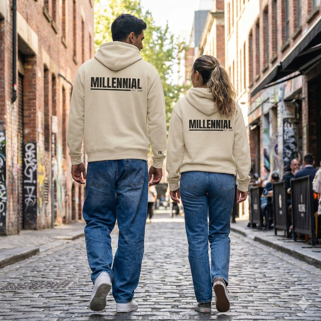 MILLENNIAL STATEMENT HOODIE - 1996