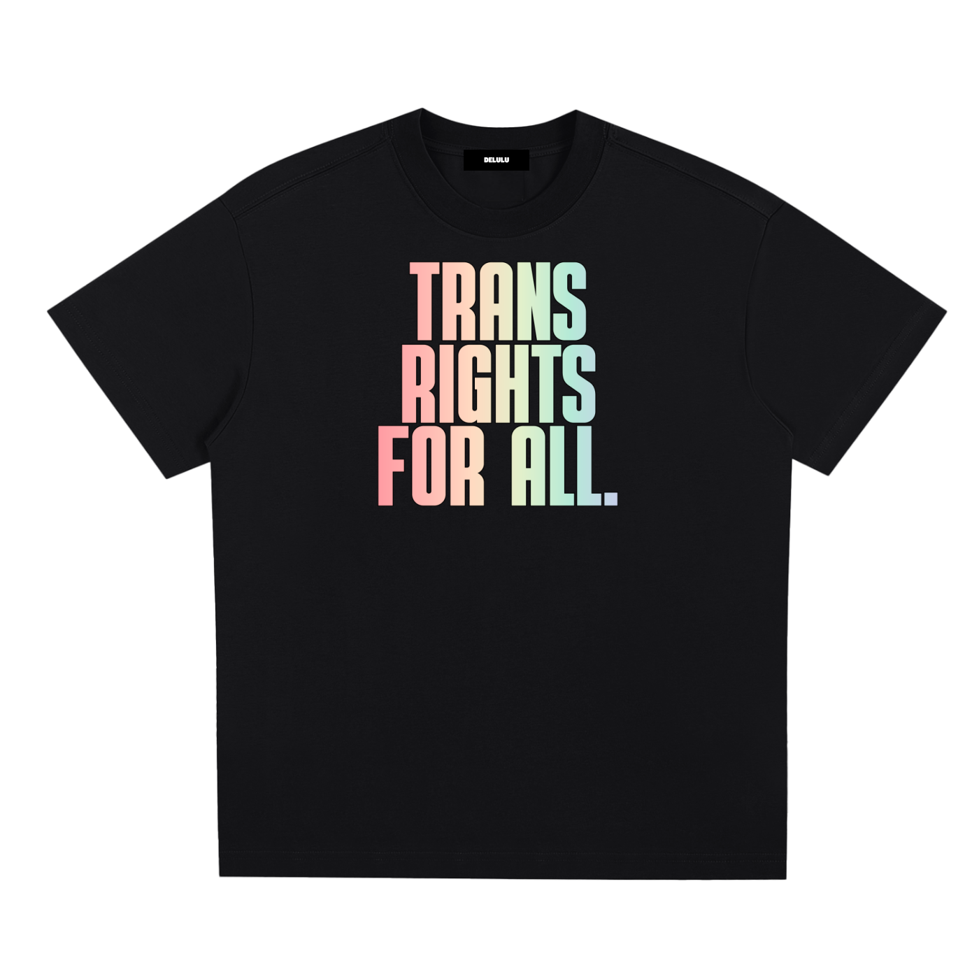 PRIDE LOOSE FIT UNISEX T-SHIRT - TRANS RIGTHS FOR ALL