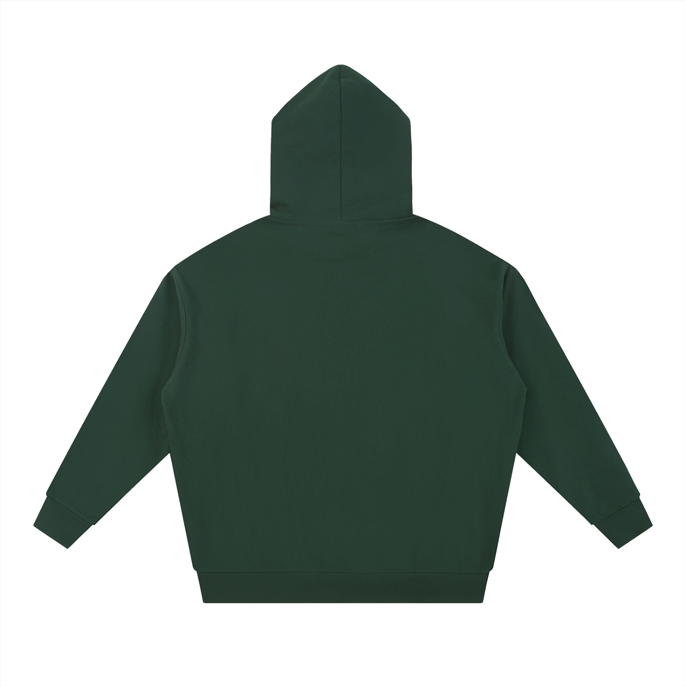 BASIC ESSENTIAL HEAVYWEIGHT HOODIE BLACKISH GREEN