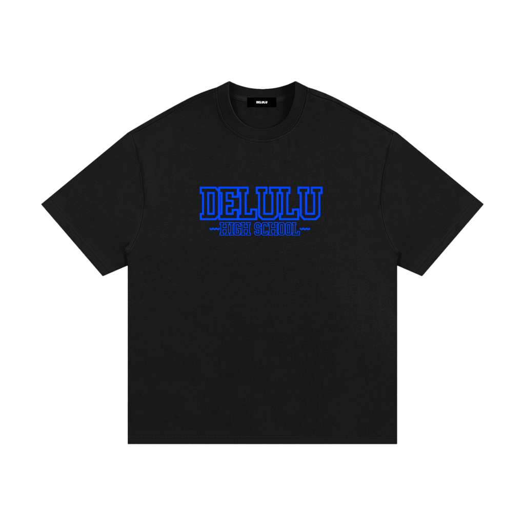 ESSENTIAL HEAVYWEIGHT COTTON T-SHIRT - DELULU HIGH SCHOOL