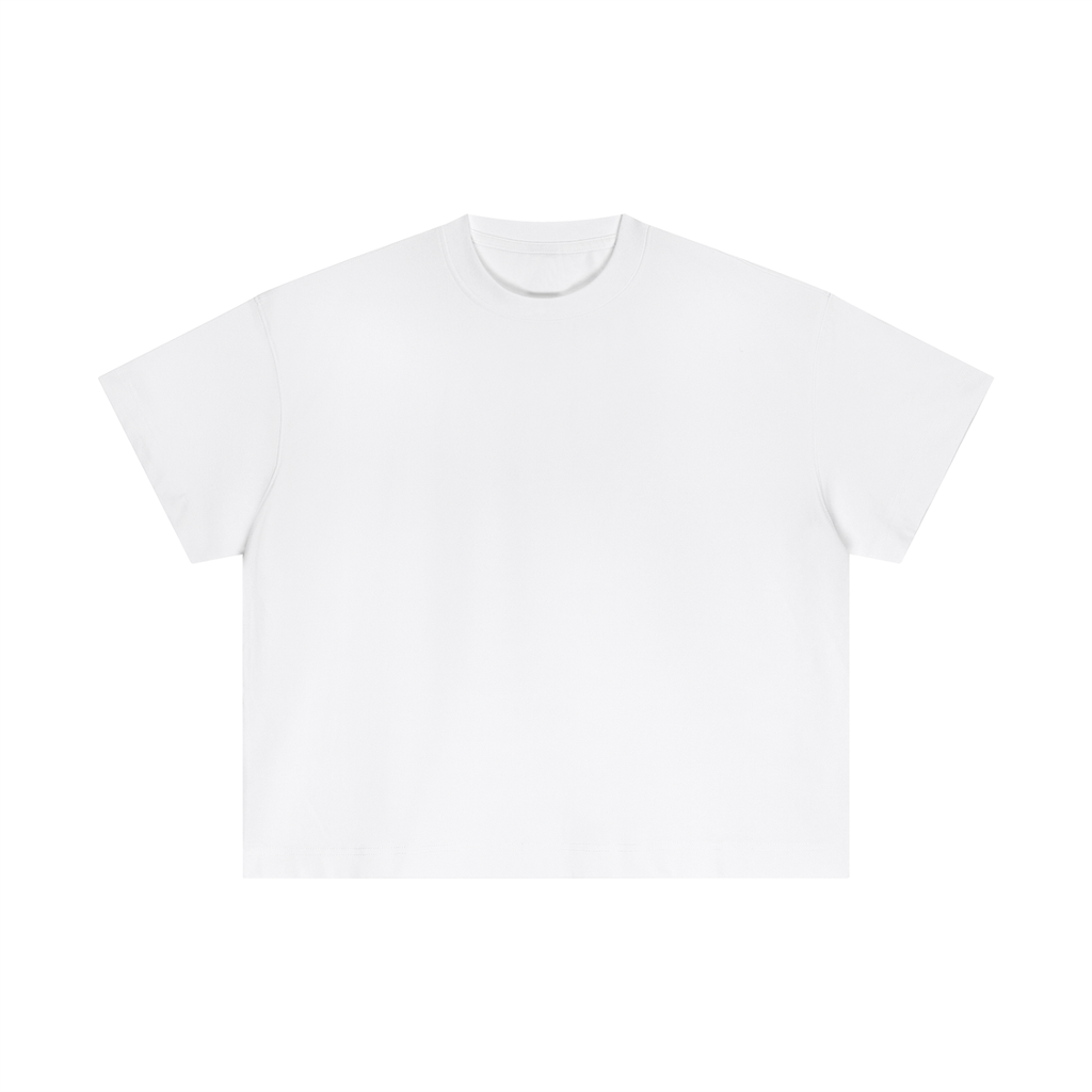 White t-shirt on a white background