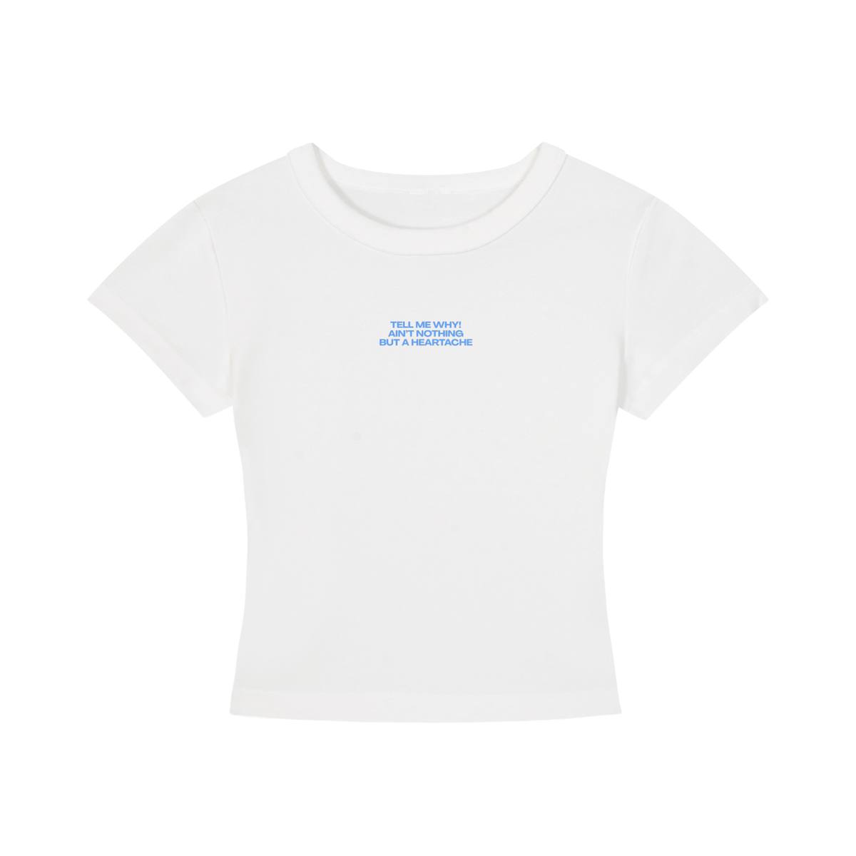 WOMEN'S CROPPED T-SHIRT - HOMECOMING DÜSSELDORF - TELL ME WHY