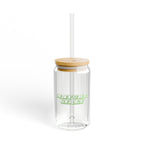 Matcha/Ice Coffee Glass 16oz with Straw