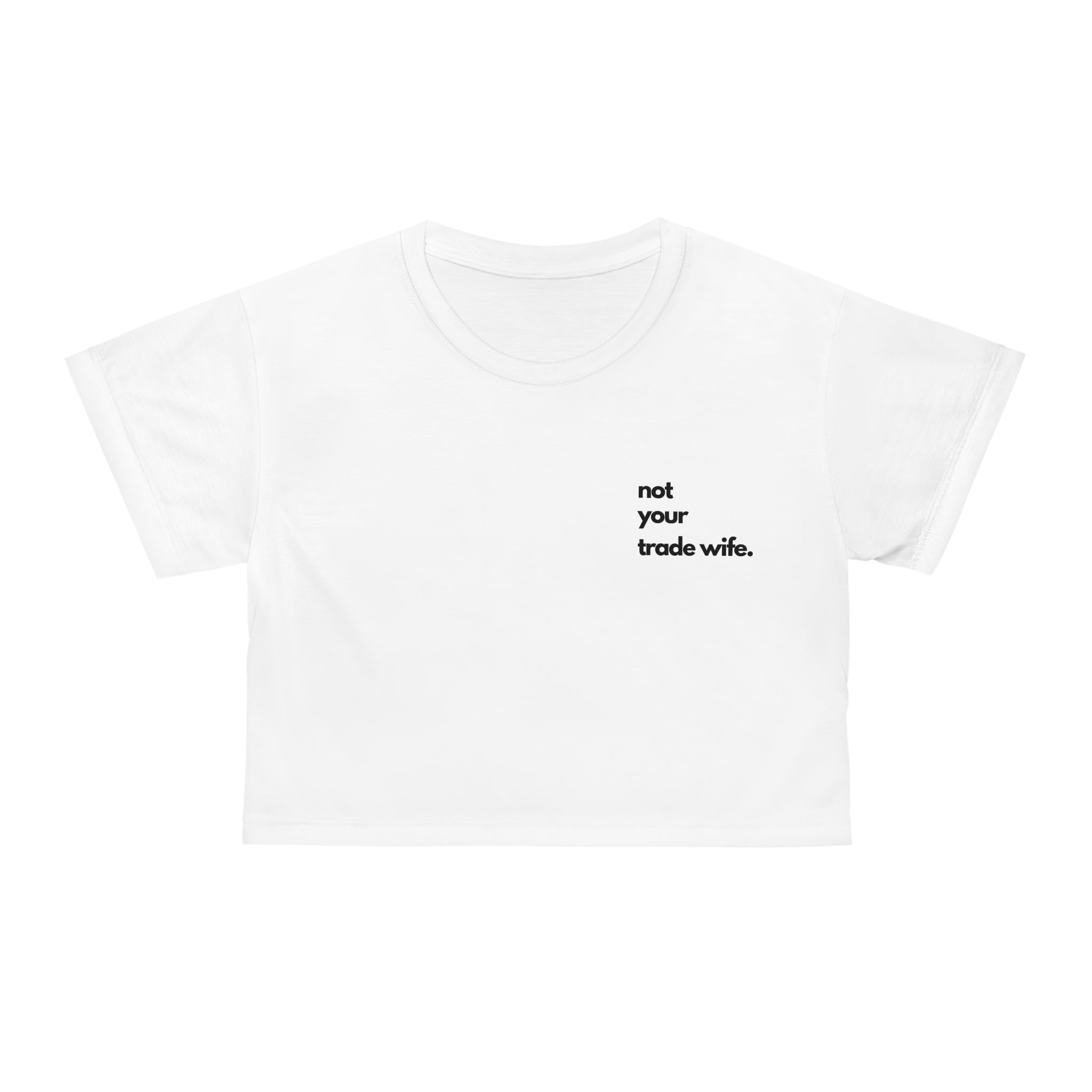 01 STATEMENT CROPPED TEE