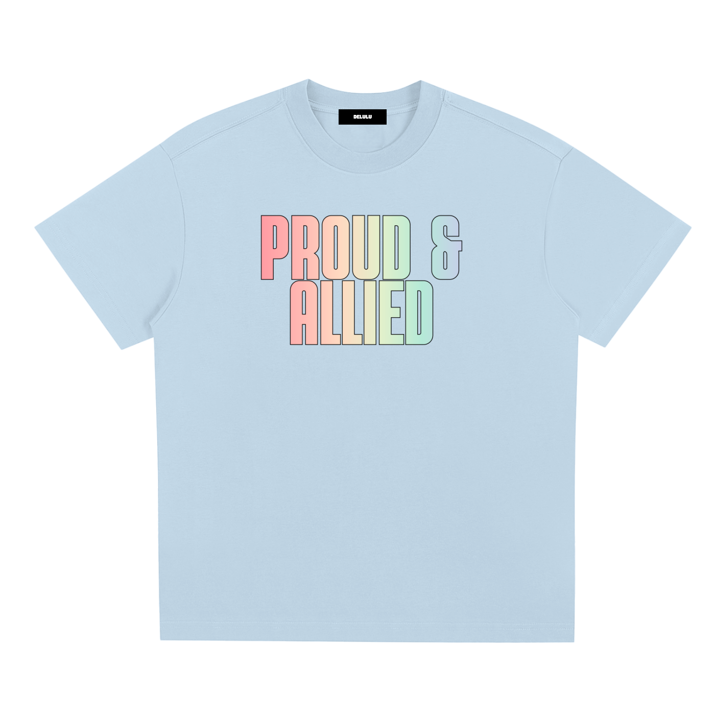 PRIDE LOOSE FIT UNISEX T-SHIRT - PROUD AND ALLIED