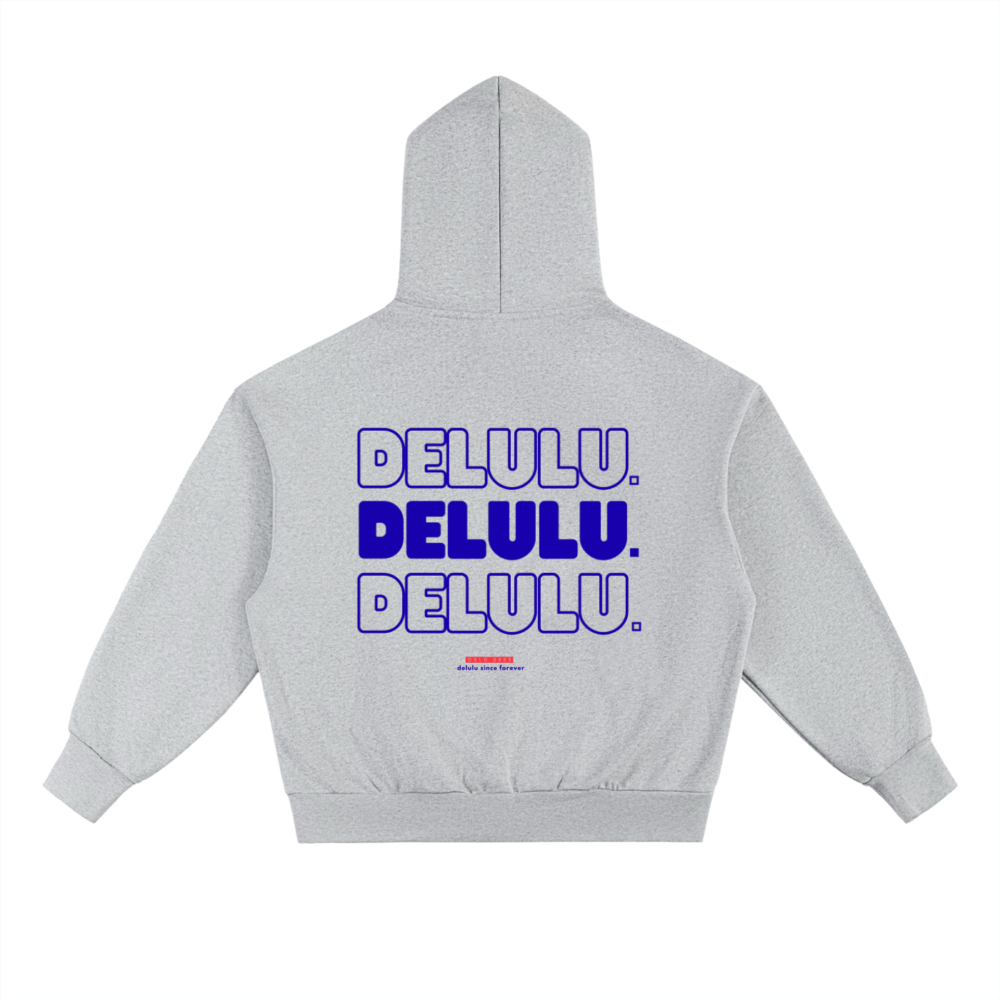 ESSENTIAL HEAVYWEIGHT FLEECE HOODIE - DELULU SINCE FOREVER