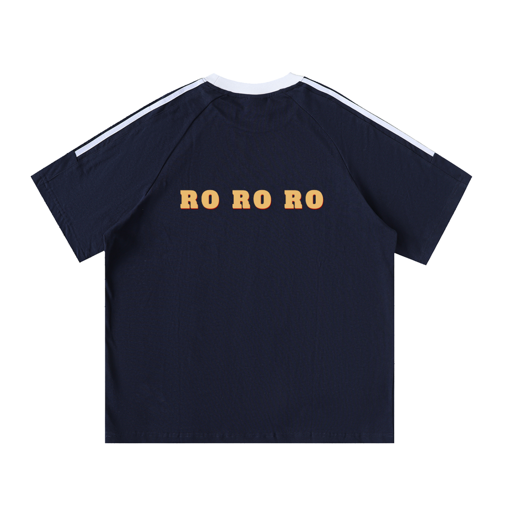 UNISEX CONTRAST TAPE T-SHIRT - WORLD CUP - RO RO RO
