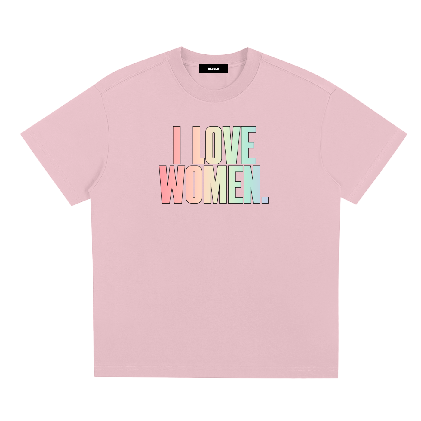 PRIDE LOOSE FIT UNISEX T-SHIRT - I LOVE WOMEN
