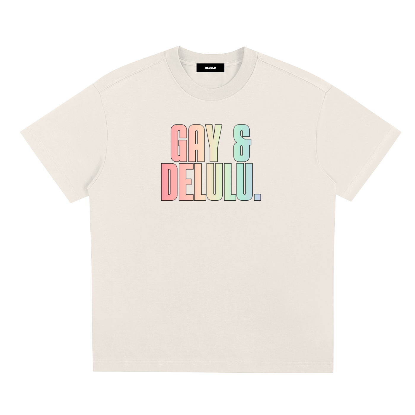 PRIDE LOOSE FIT UNISEX T-SHIRT - GAY & DELULU