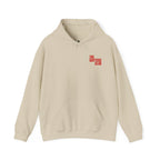 06 QUITTERS CLUB HOODIE BEIGE/RED