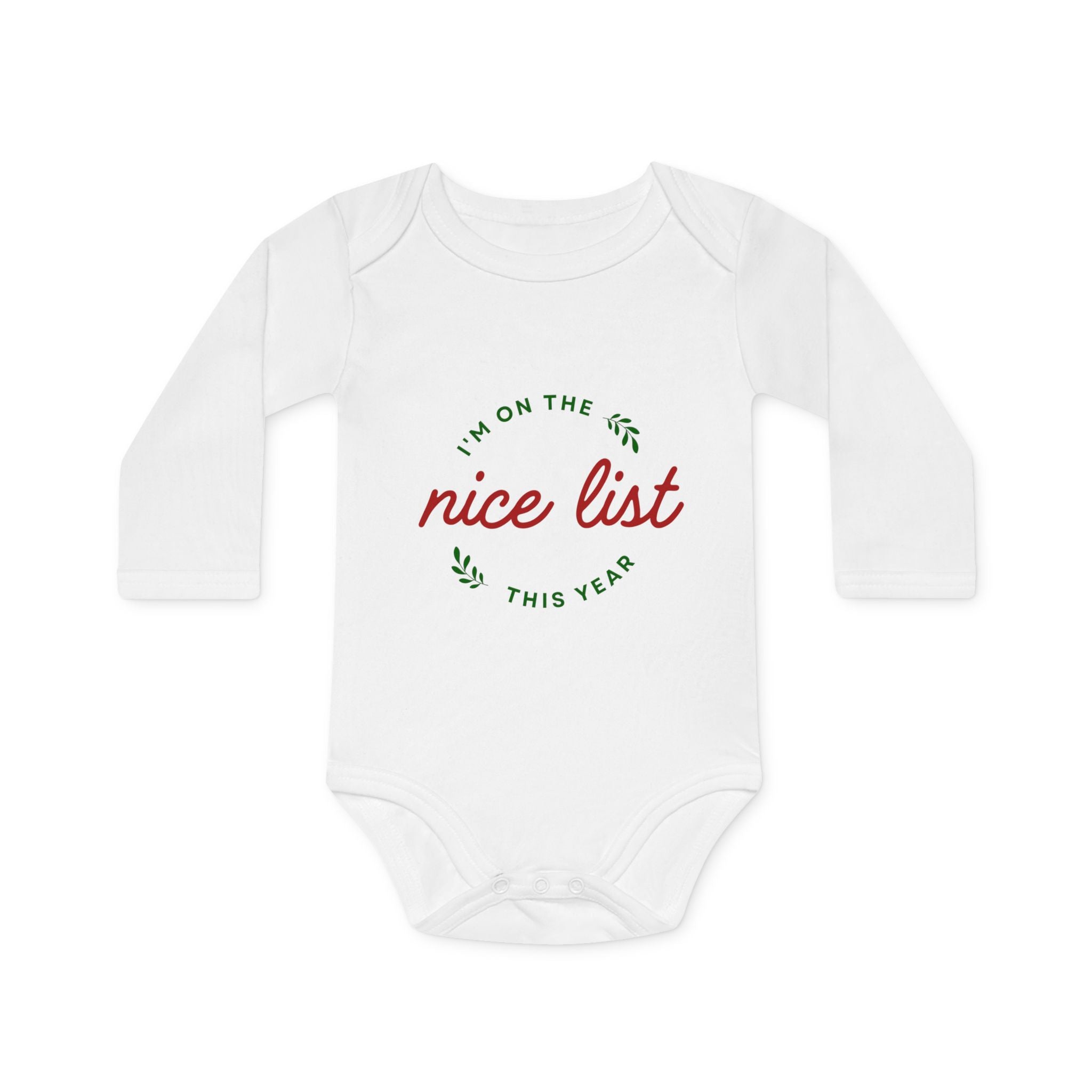 CHRISTMAS BABY BODYSUIT - ORGANIC