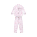01 Hearts Satin Pajama Set