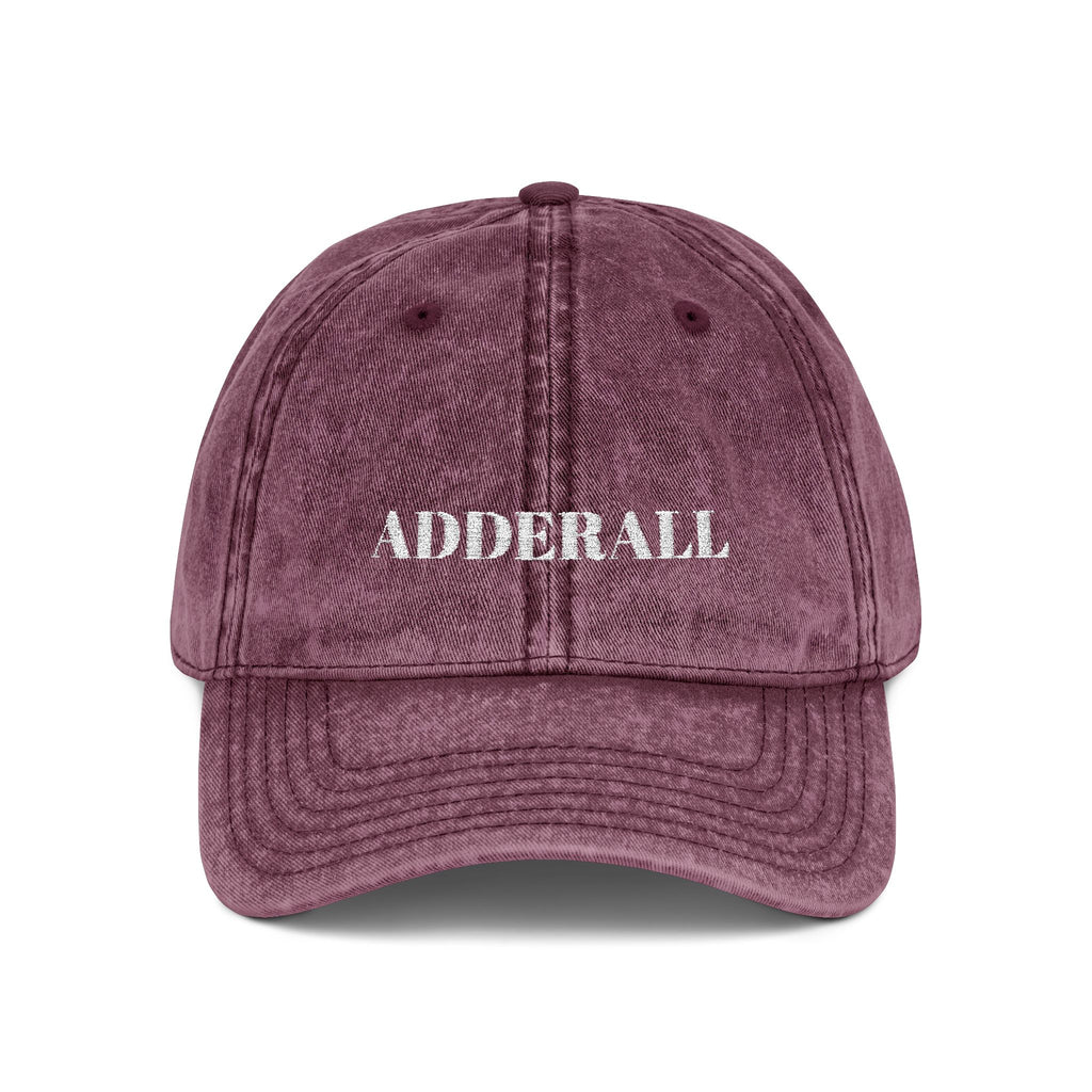 02 VINTAGE EMBROIDERED CAP - ADDERALL