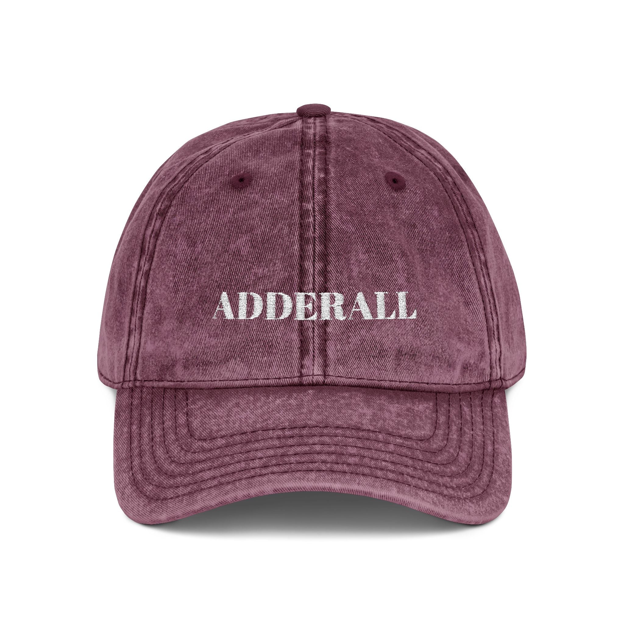 02 VINTAGE EMBROIDERED CAP - ADDERALL