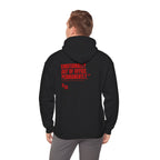 02 QUITTERS CLUB HOODIE BLACK/RED