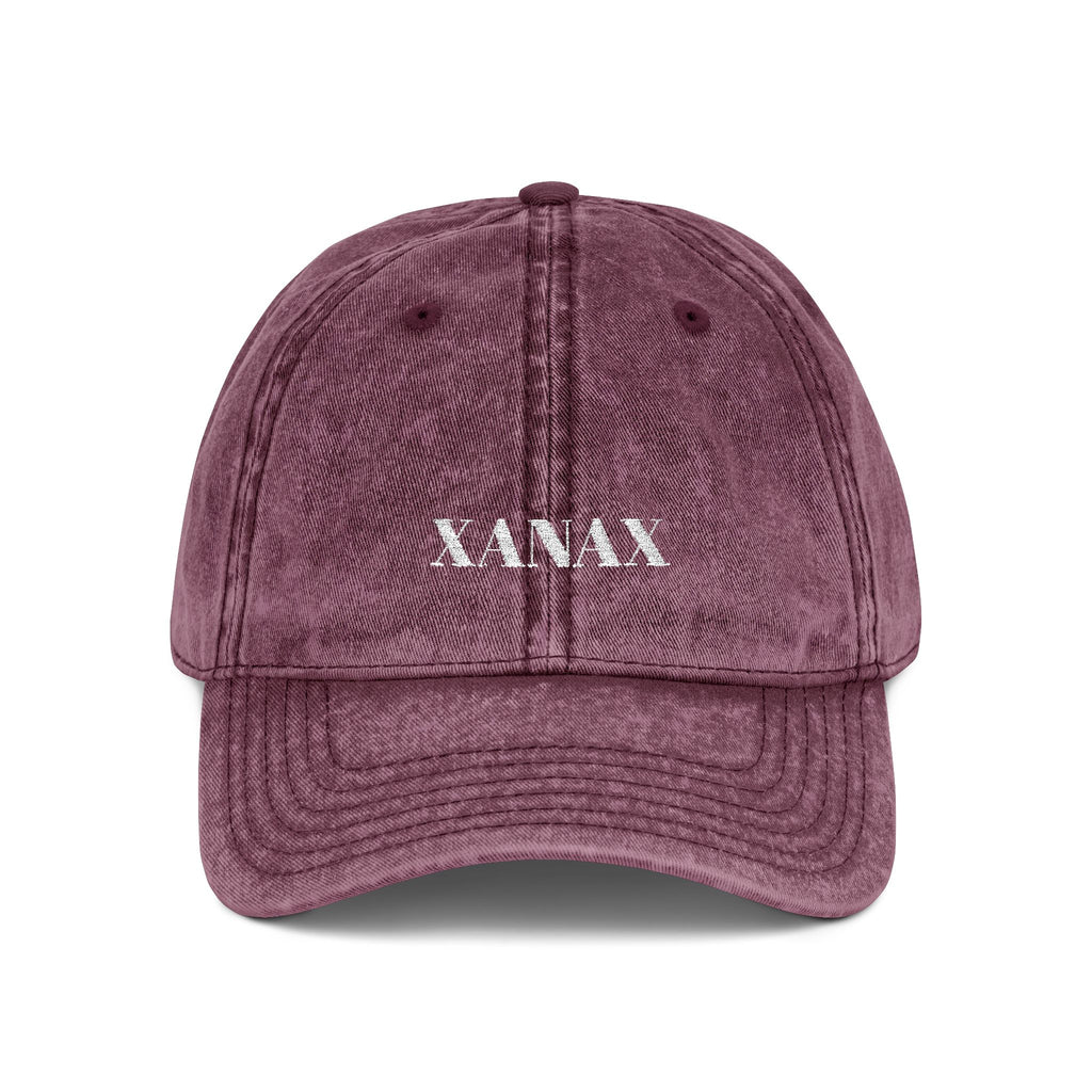 03 VINTAGE EMBROIDERED CAP - XANAX