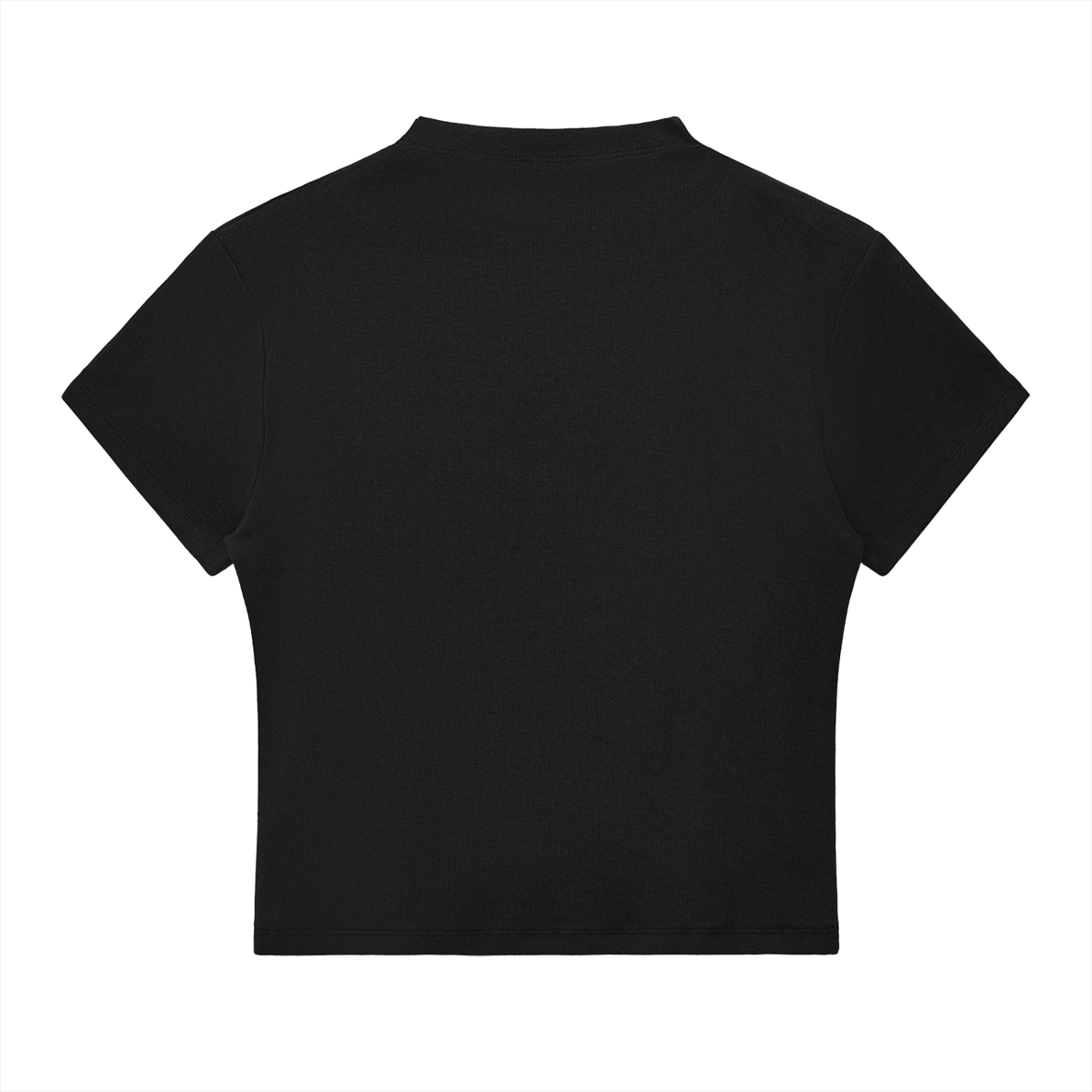 BASIC SLIM FIT WOMEN MOCK NECK T-SHIRT