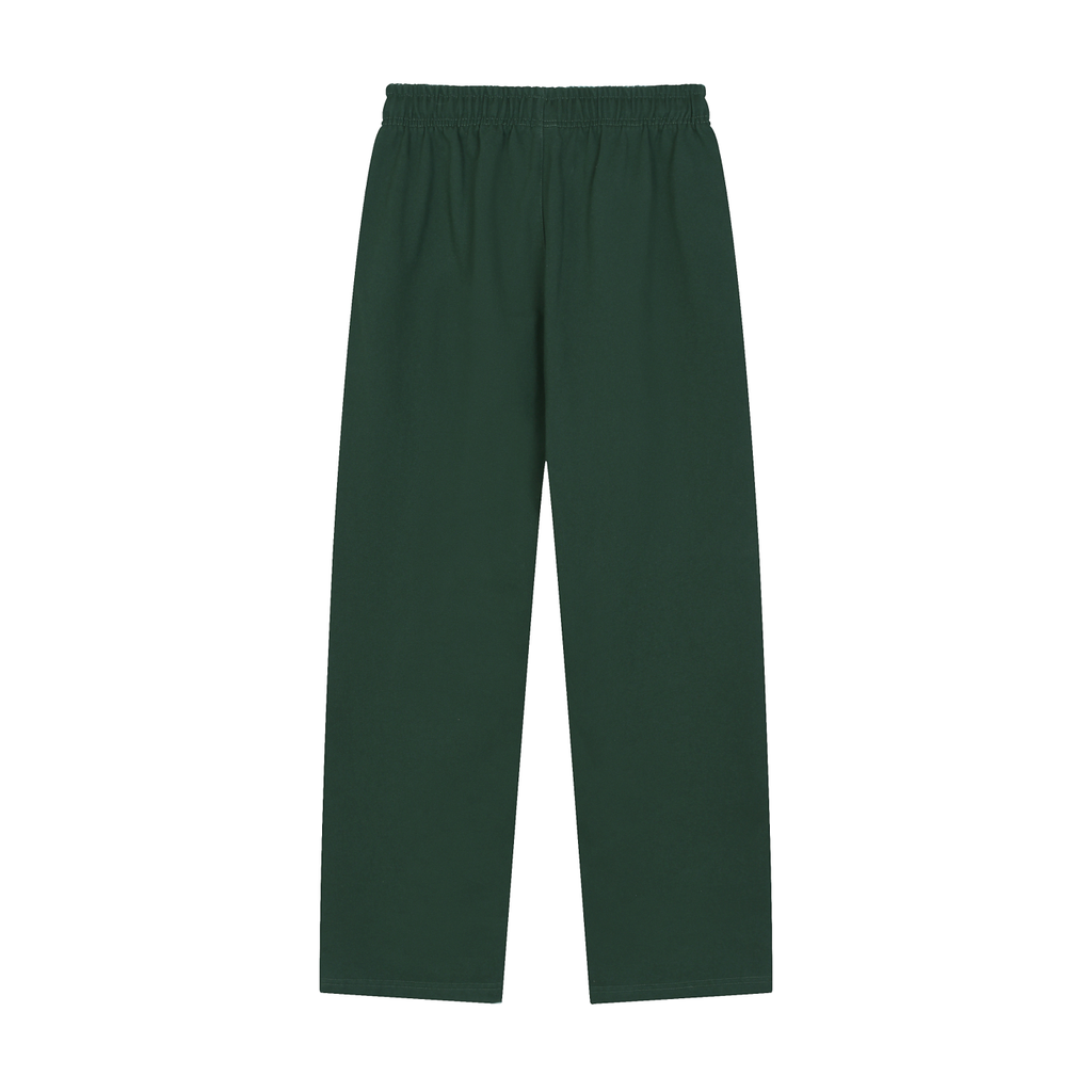 STRAIGHT-LEG SWEATPANTS UNISEX - GREEN