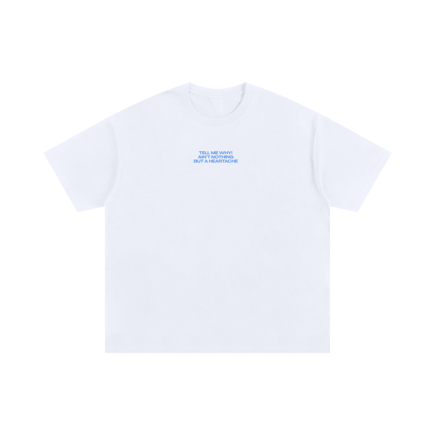 UNISEX OVERSIZED COTTON T-SHIRT - HOMECOMING DÜSSELDORF - TELL ME WHY