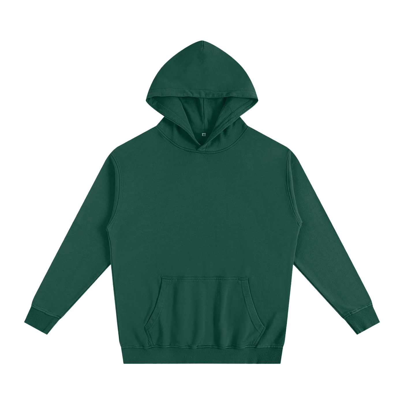 BASIC OVERSIZED ESSENTIAL HOODIE EDEN GREEN