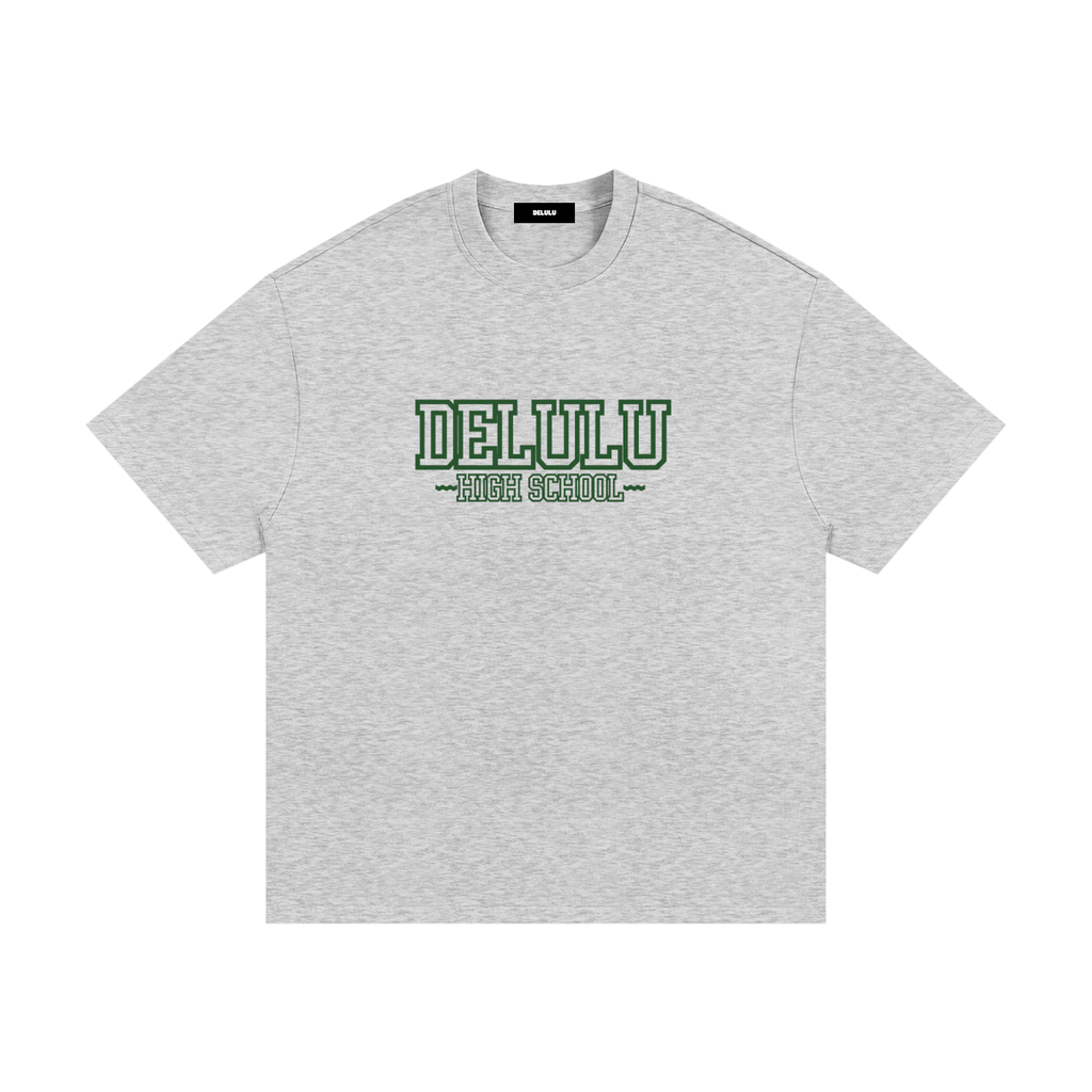 ESSENTIAL HEAVYWEIGHT COTTON T-SHIRT - DELULU HIGH SCHOOL