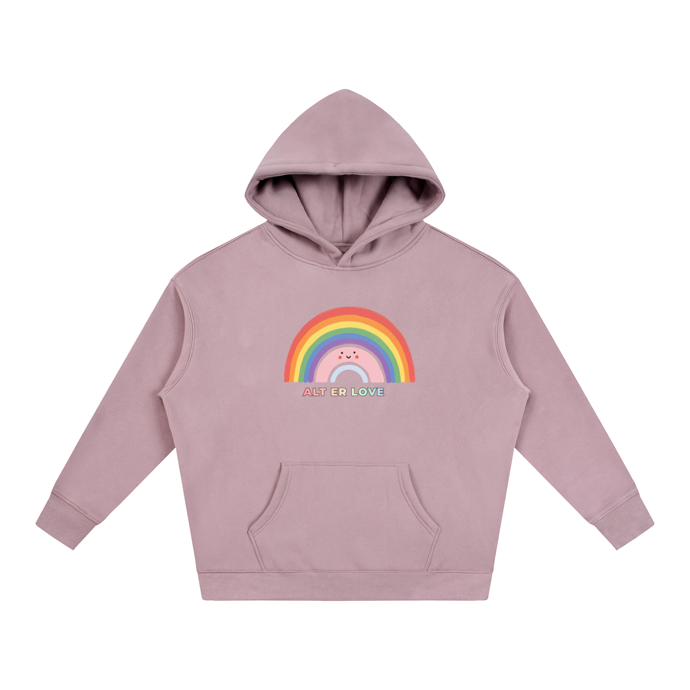 PRIDE OVERSIZED PREMIUM FLEECED HOODIE - ALT ER LOVE