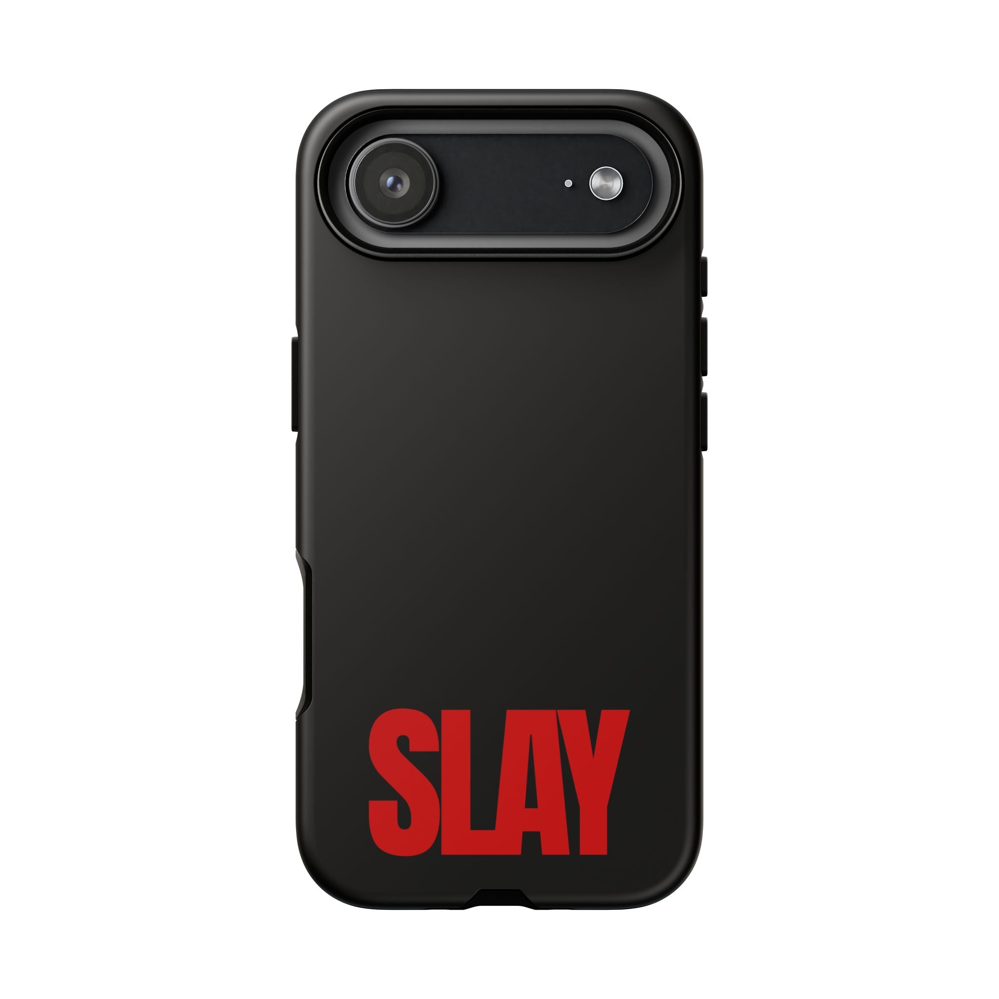 IPHONE CASE (15 - 17) - SLAY (BLACK&RED)