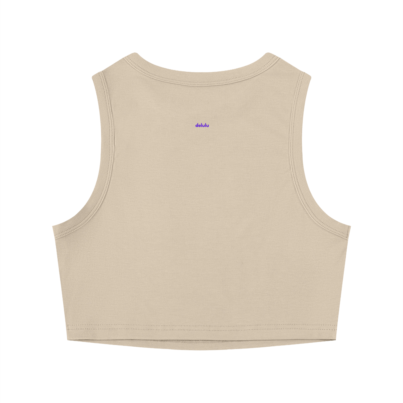 MAIN CHARACTER TIGHT CREWNECK CROP TANK TOP -  APOLOGY NOT FOUND