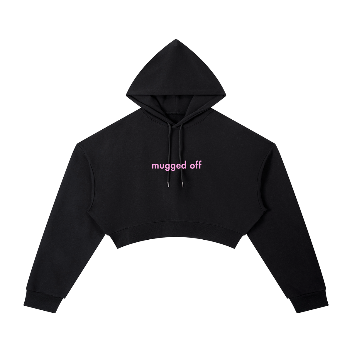 WOMEN'S CROPPED HOODIE - MUGGED OFF