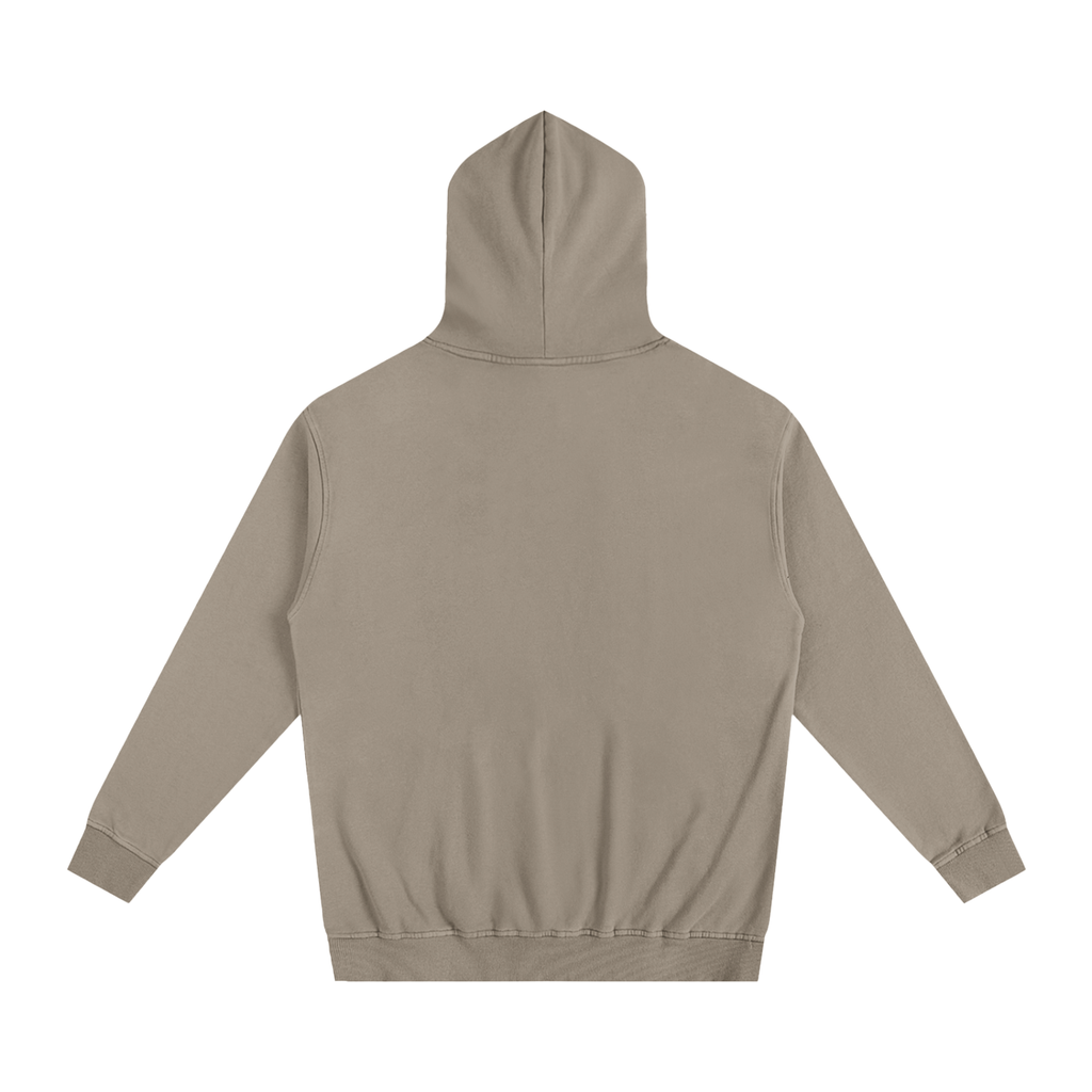 BASIC OVERSIZED ESSENTIAL HOODIE GREY COFFEE