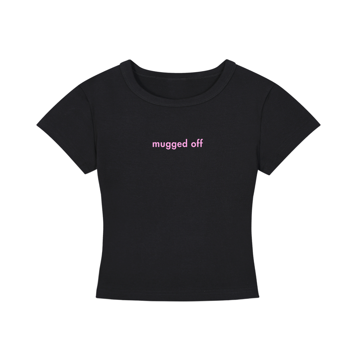 WOMEN'S CROPPED T-SHIRT - MUGGED OFF