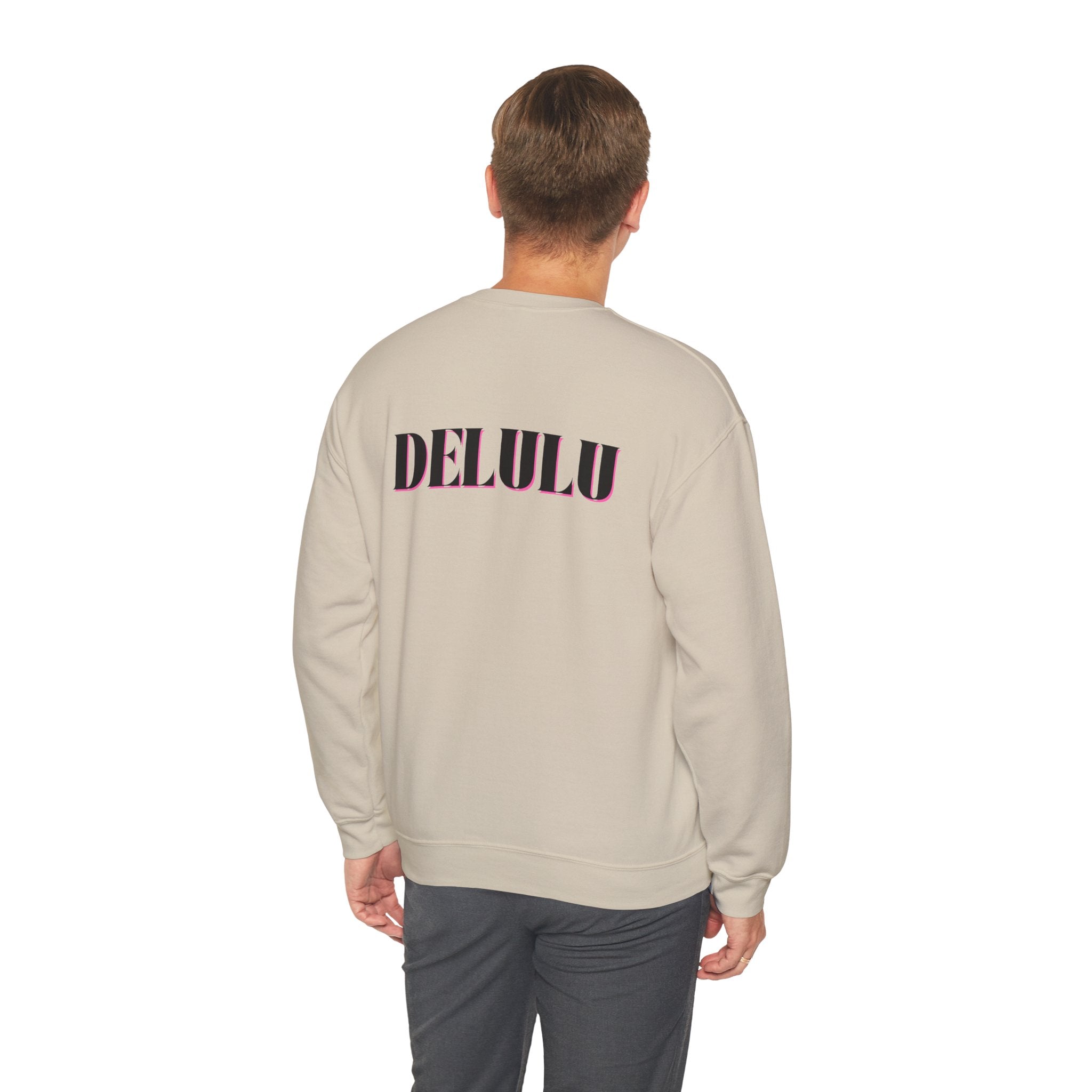 01 STATEMENT CREWNECK DELULU