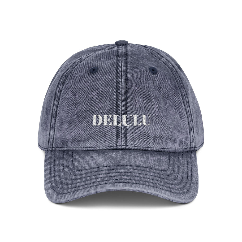 VINTAGE EMBROIDERED CAP - DELULU