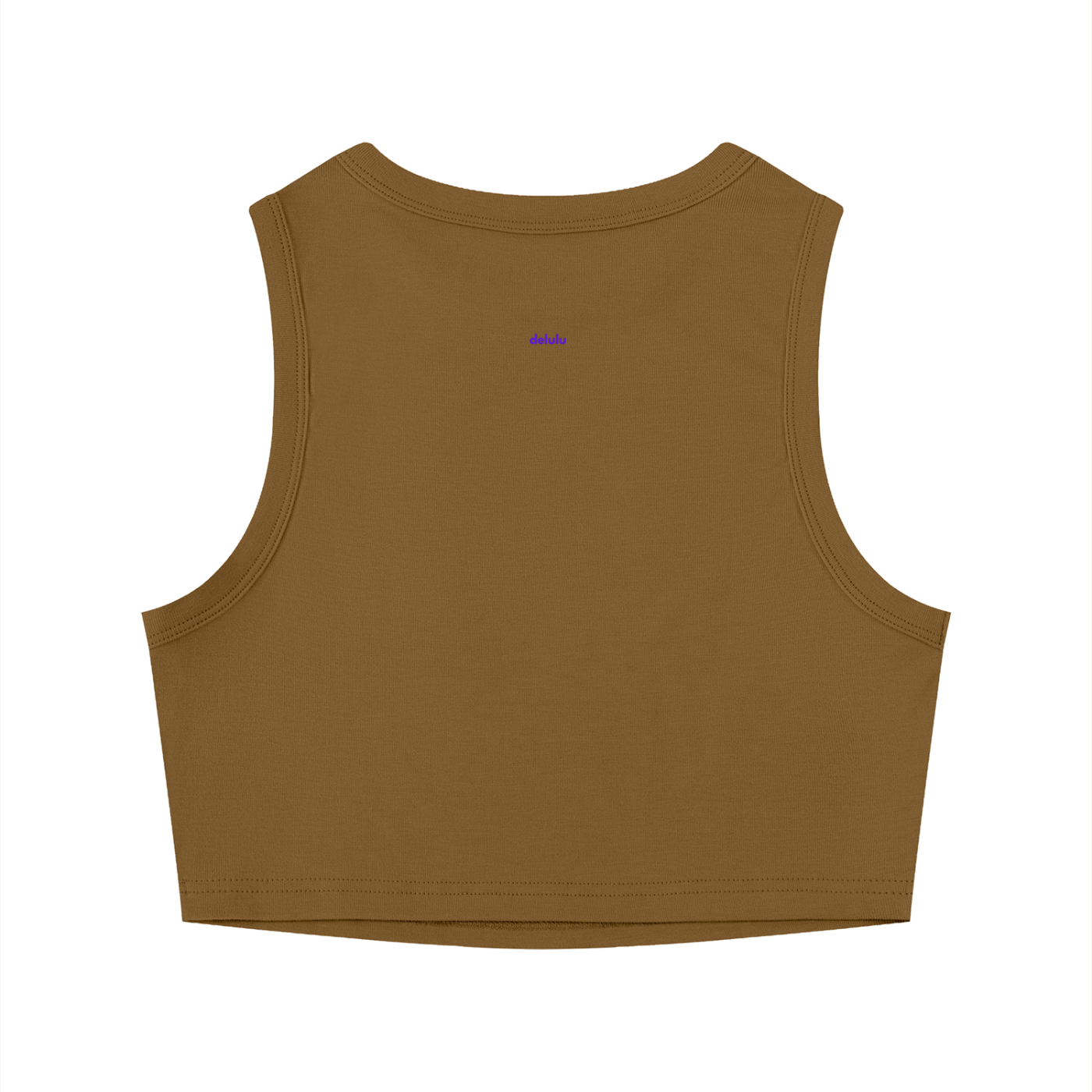MAIN CHARACTER TIGHT CREWNECK CROP TANK TOP -  RECLAIMING MY TIME