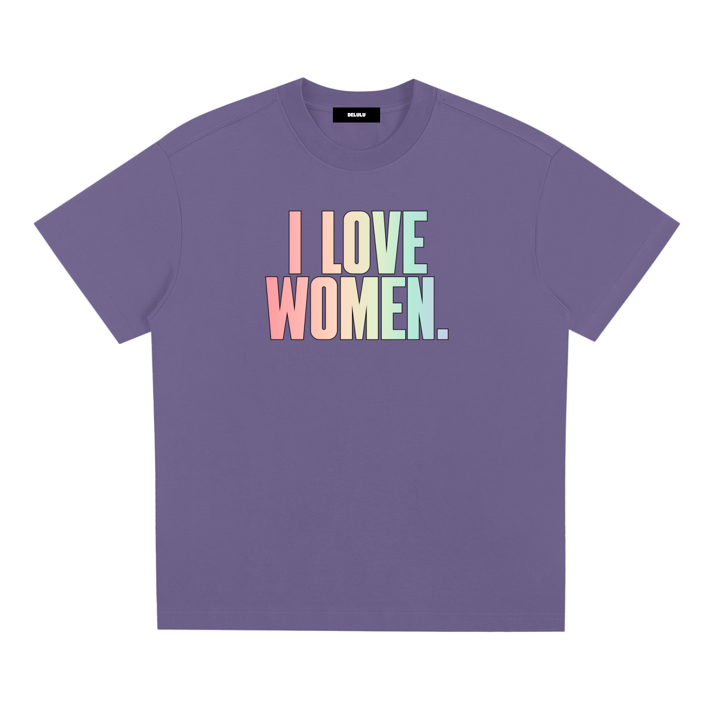 PRIDE LOOSE FIT UNISEX T-SHIRT - I LOVE WOMEN