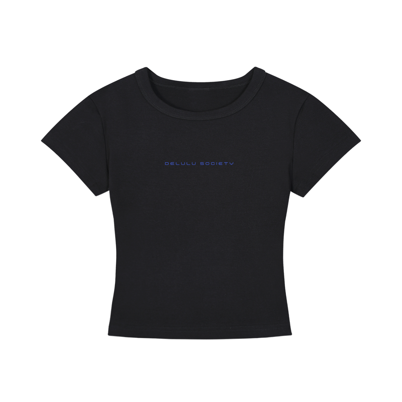 WOMEN'S CROPPED T-SHIRT - DELULU SOCIETY