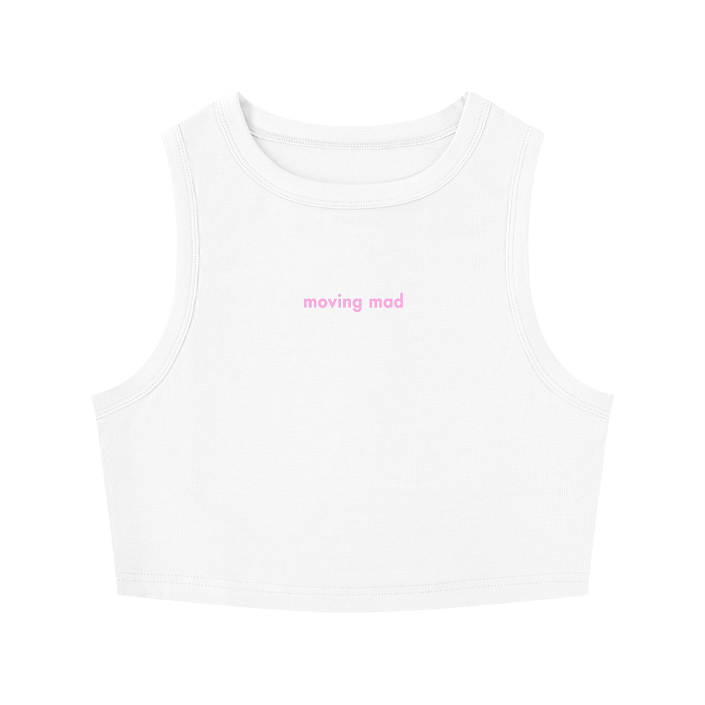 WOMEN'S CREWNECK CROP TOP - MOVING MAD