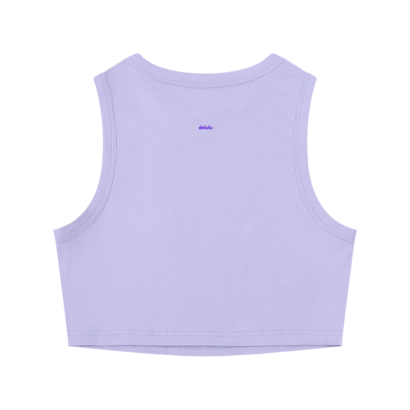 MAIN CHARACTER TIGHT CREWNECK CROP TANK TOP -  DELUSIONALLY INDEPENDENT