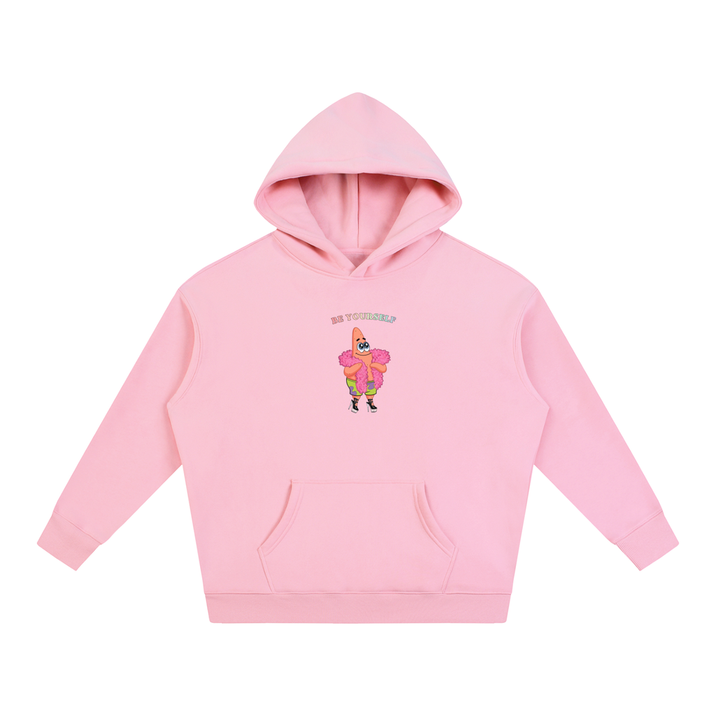 PRIDE OVERSIZED PREMIUM FLEECED HOODIE - BE YOURSELF