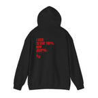 05 QUITTERS CLUB HOODIE BLACK/RED