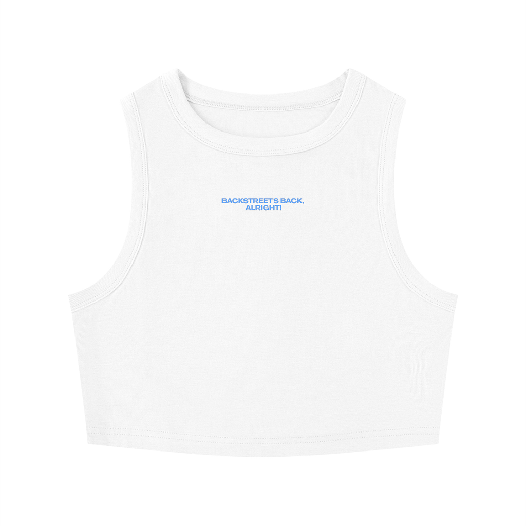 WOMEN'S TIGHT CREWNECK CROP TANK TOP - HOMECOMING DÜSSELDORF - BACKSTREET'S BACK, ALRIGHT!