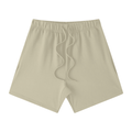 UNISEX EARTH TONE LOOSE FIT COTTON SHORTS SAND