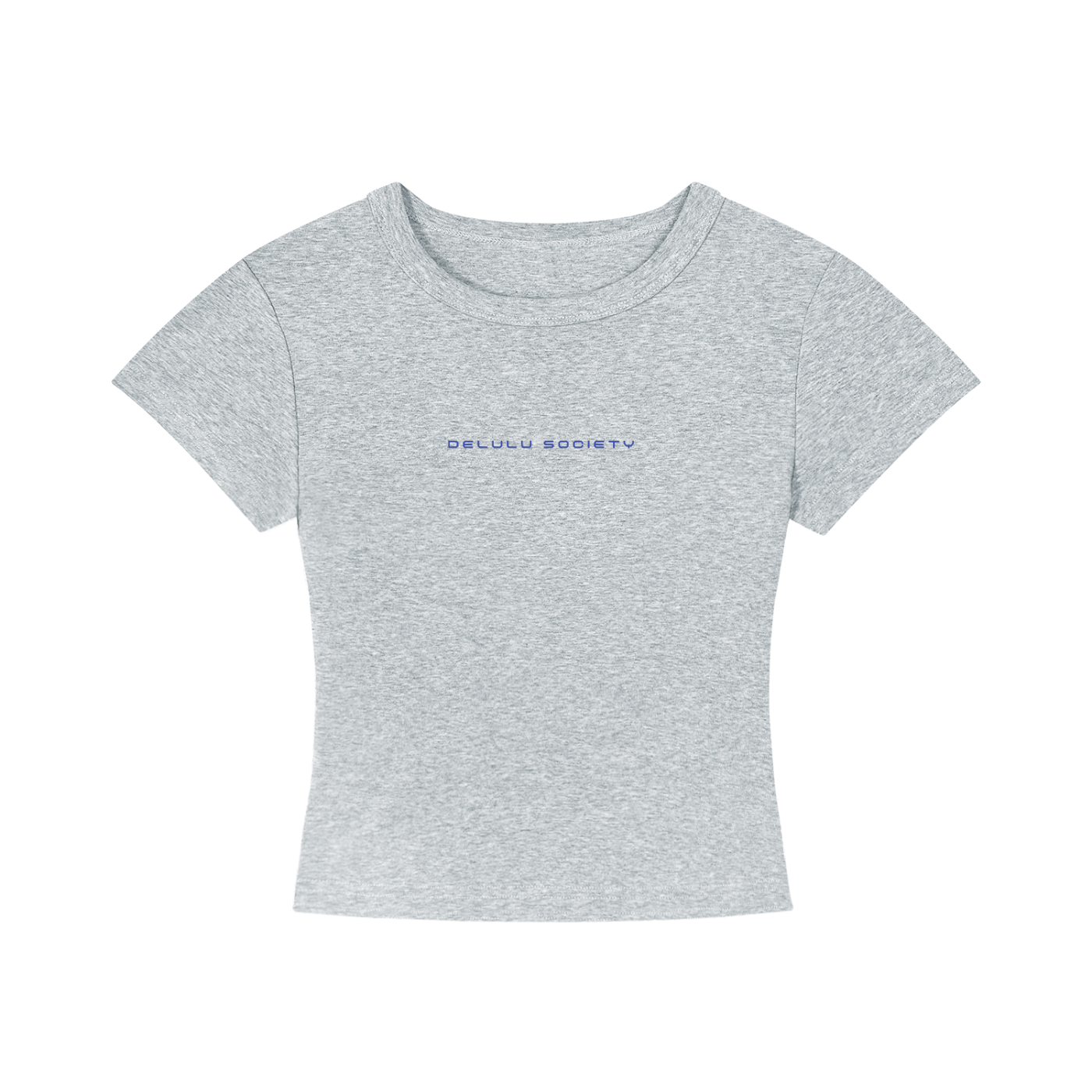 WOMEN'S CROPPED T-SHIRT - DELULU SOCIETY