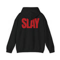 STATEMENT HOODIE - SLAY BLACK/RED
