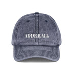 02 VINTAGE EMBROIDERED CAP - ADDERALL