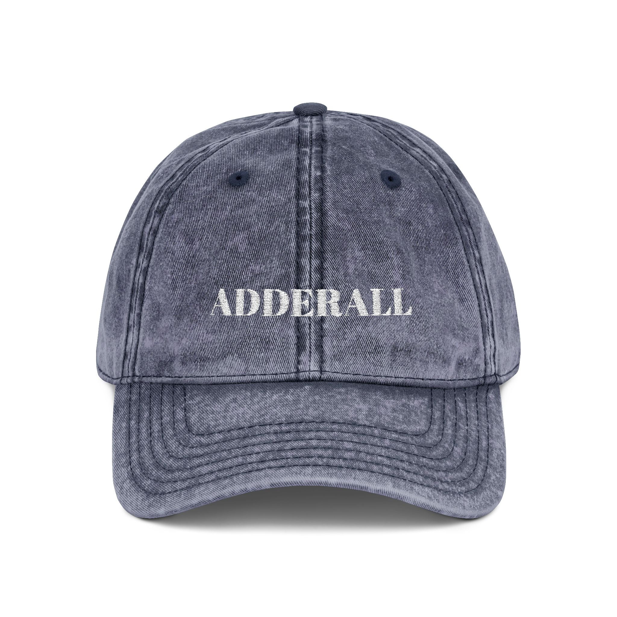 02 VINTAGE EMBROIDERED CAP - ADDERALL