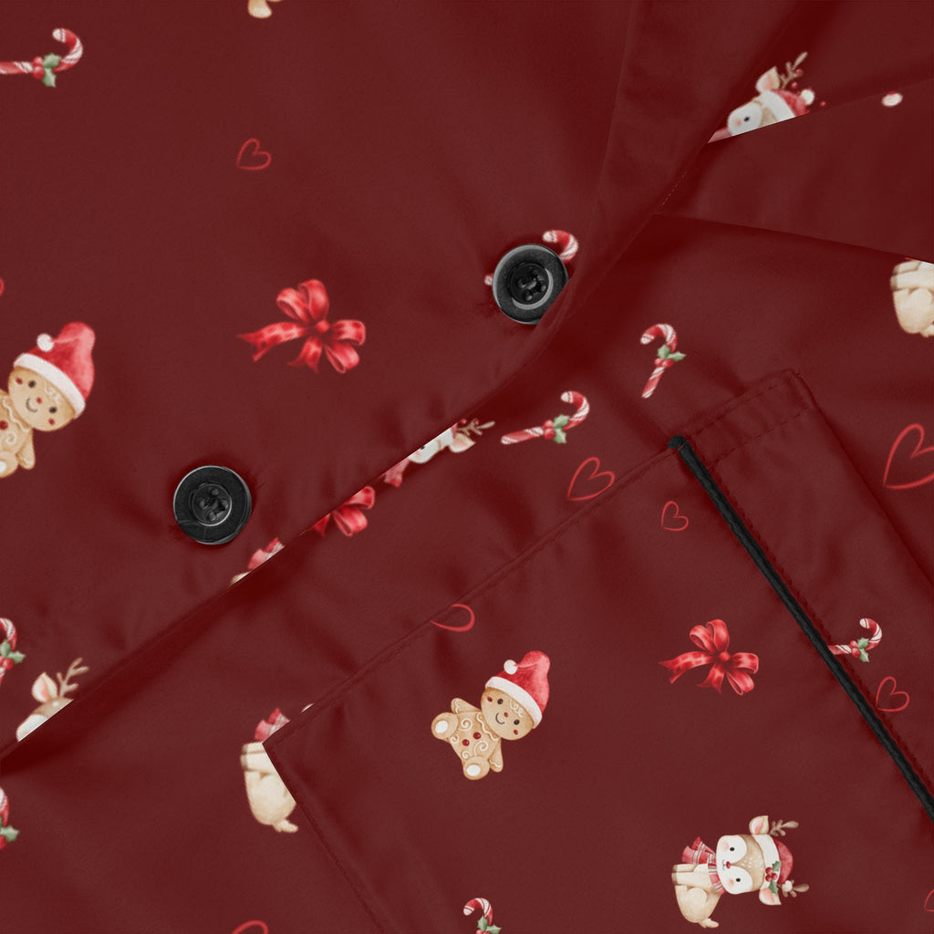 Christmas Satin Pajama Set