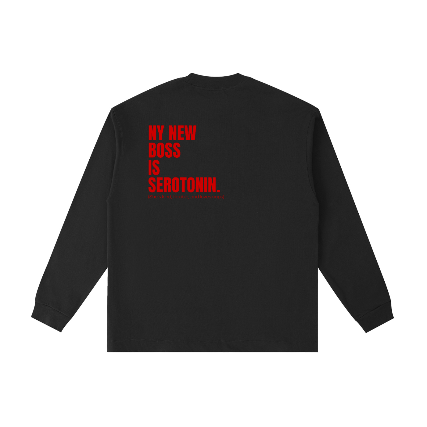 QUITTERS CLUB LONG SLEEVE T-SHIRT - SEROTONIN